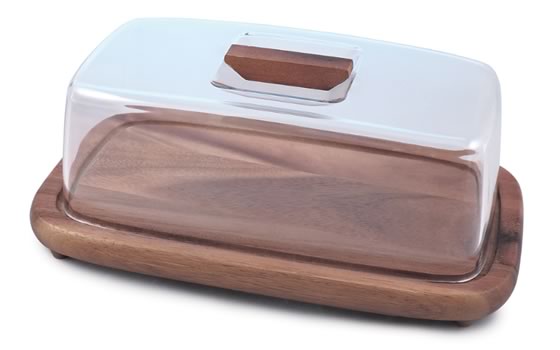 Acacia Serving Board with Dome