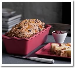 Emile Henry Raspberry Loaf Pan