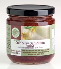 Garlic Box Cranberry Garlic Rum Preserve