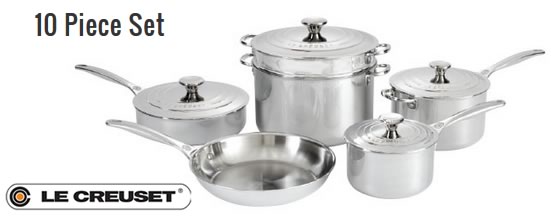 Le Creuset Stainless Steel Cookware