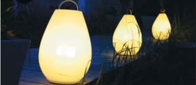 OXO LED Patio Lights and Luau Candela Lanterns