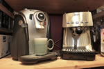 Top off the meal with a specialty coffee - Saeco and Krups Coffee makers